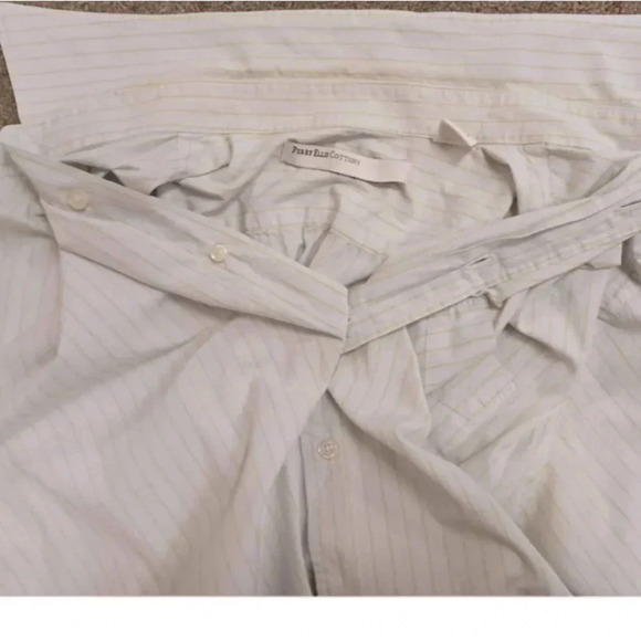 Perry Ellis Cotton Short Sleeve Button Down Shirt Size XL - Picture 6 of 11